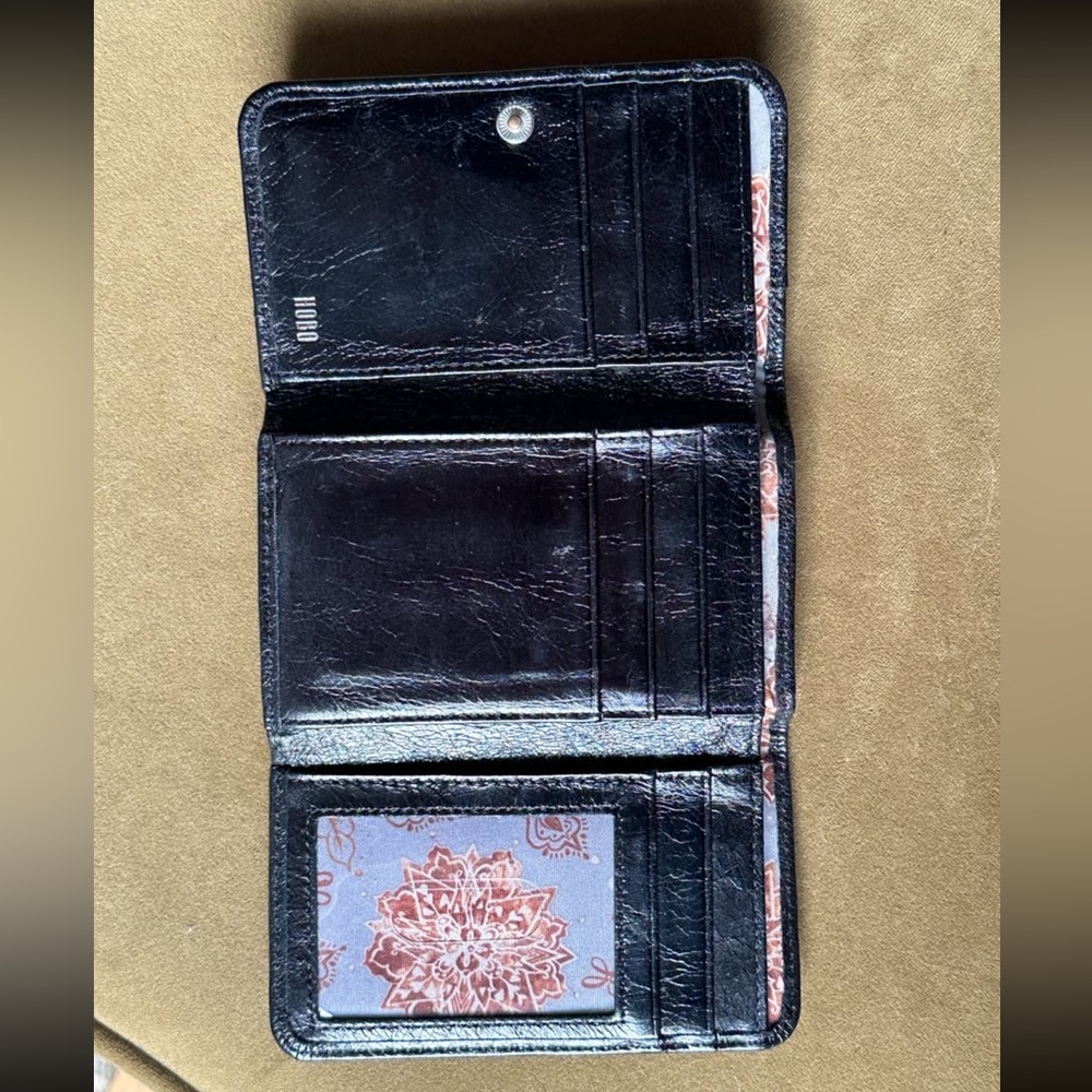 HOBO Black Leather Card Holder